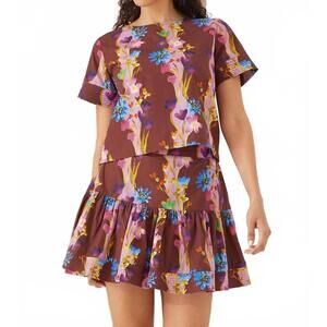 NEW ALIVIA anessa skort in cinnamon mauve